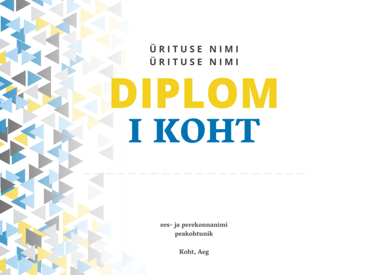 Sertifikaatide kujundused